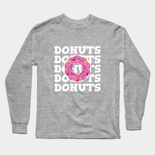 CUTE PINK DONUT Long Sleeve T-Shirt